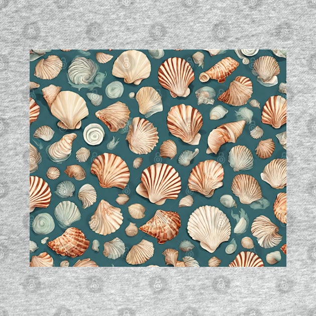 Retro Seashell Pattern by nancy.hajjar@yahoo.com